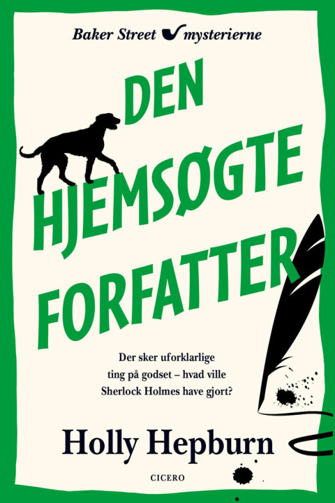 Omslag: Den hjemsøgte forfatter