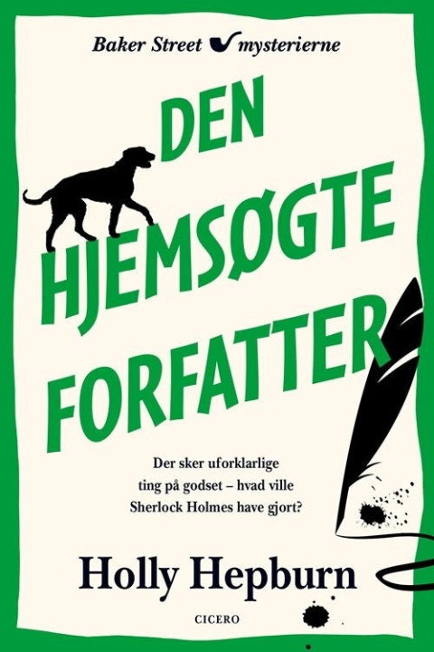 Omslag: Den hjemsøgte forfatter