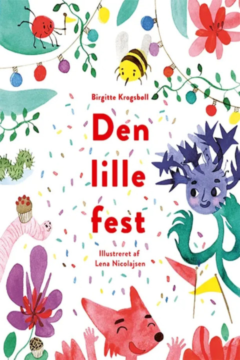Omslag: Den lille fest - På vers