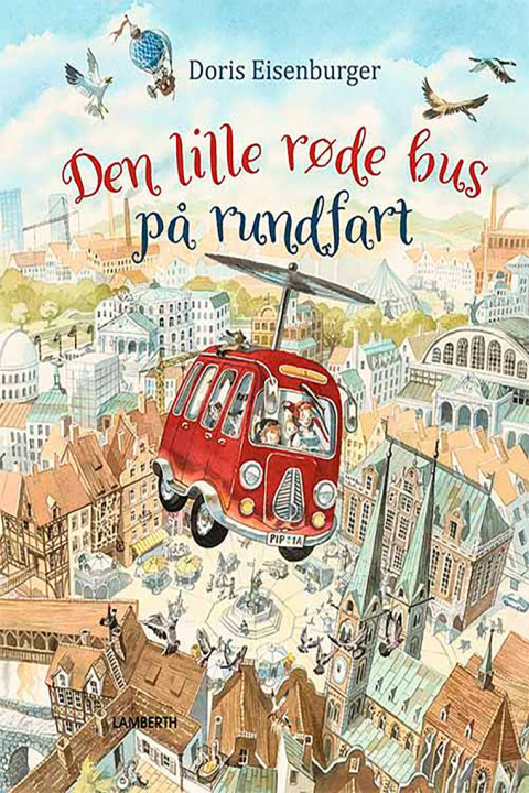 Omslag: Den lille røde bus på rundfart