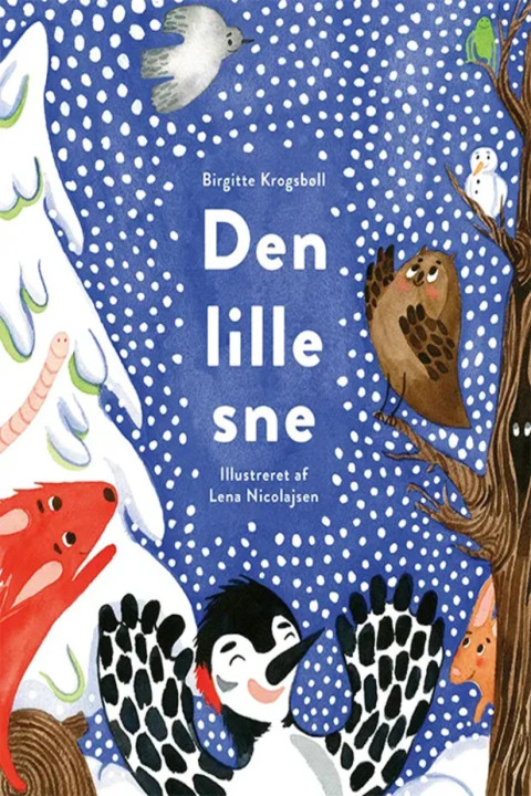 Omslag: Den lille sne - På vers