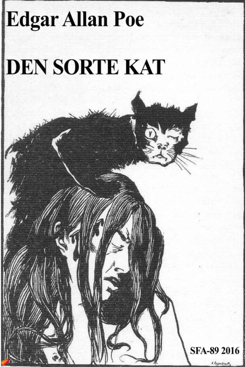 Omslag: Den sorte kat
