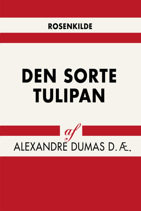 Omslag: Den sorte tulipan