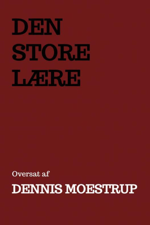 Omslag: Den Store Lære