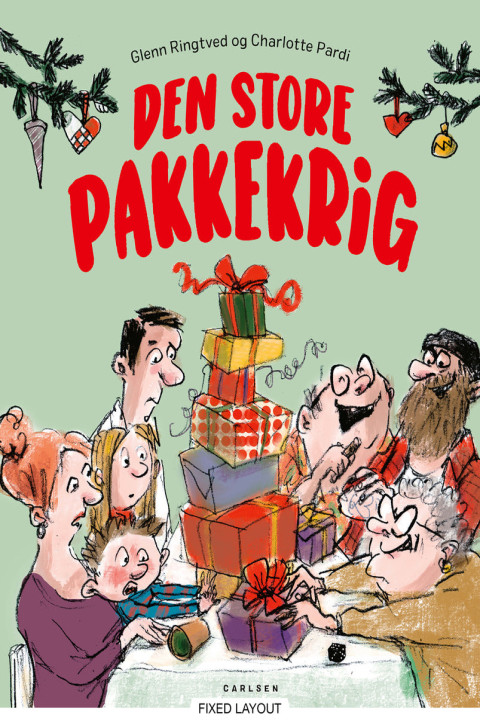 Omslag: Den store pakkekrig