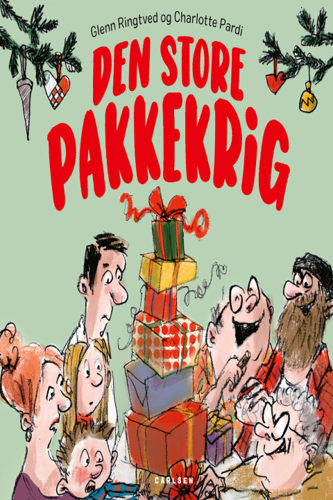 Omslag: Den store pakkekrig