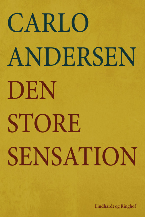 Omslag: Den store sensation