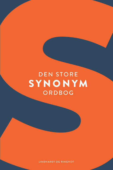 Omslag: Den store synonymordbog