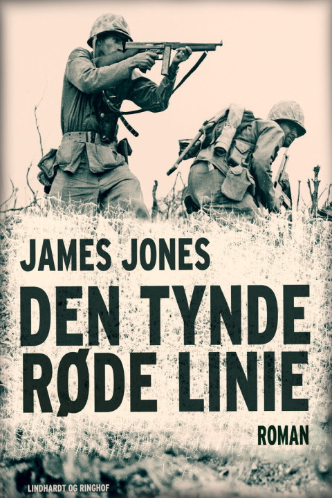 Omslag: Den tynde røde linie