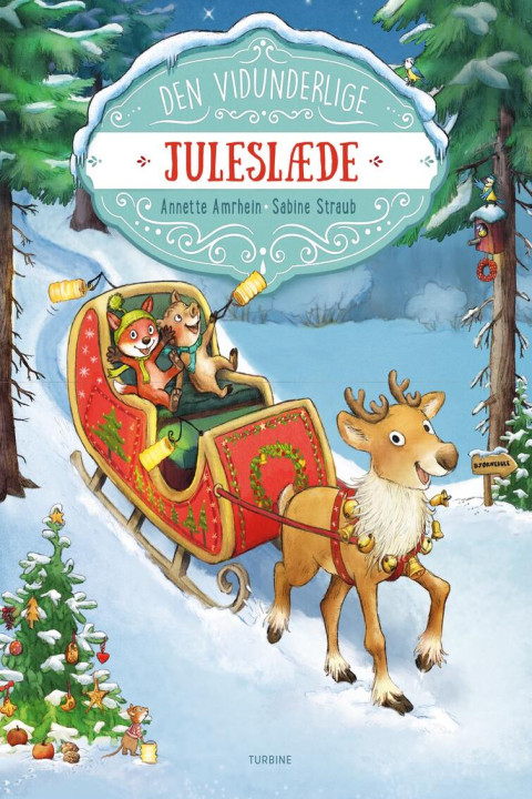 Omslag: Den vidunderlige juleslæde