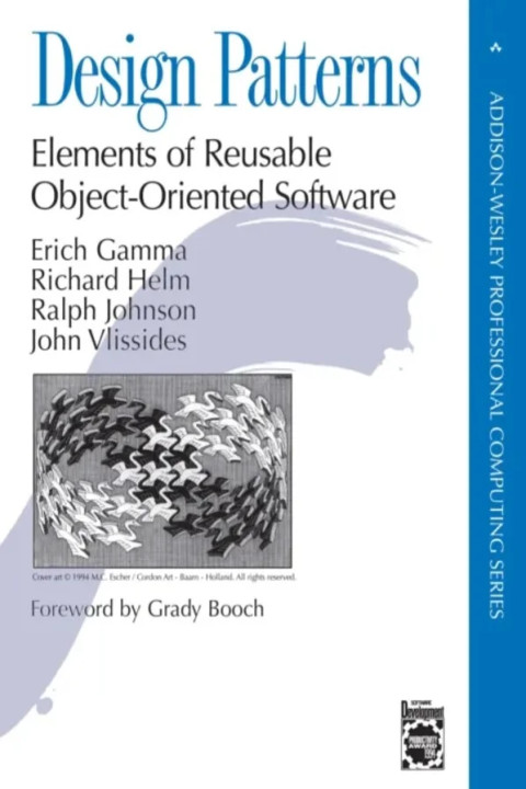 Omslag: Design Patterns - Elements of Reusable Object-Oriented Software
