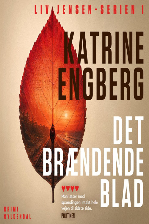 Omslag: Det brændende blad