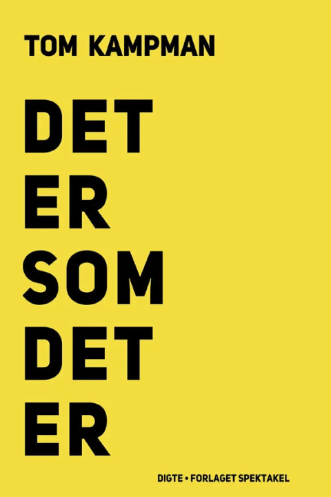 Omslag: Det er som det er