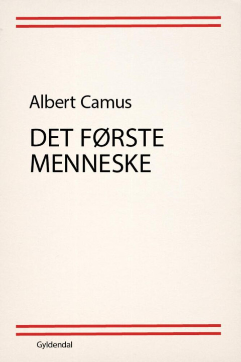 Omslag: Det første menneske