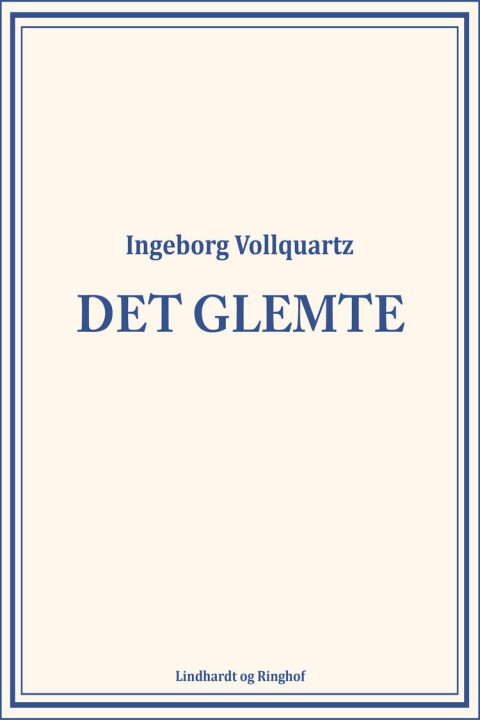 Omslag: Det glemte