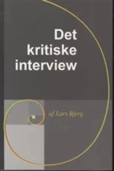 Omslag: Det kritiske interview