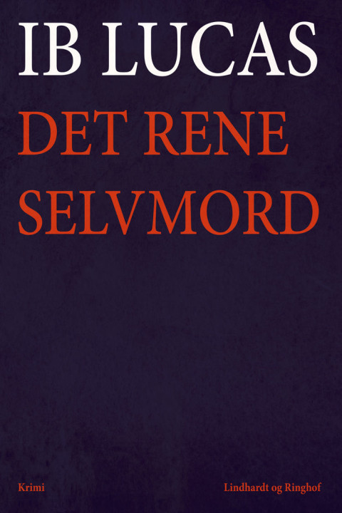 Omslag: Det rene selvmord