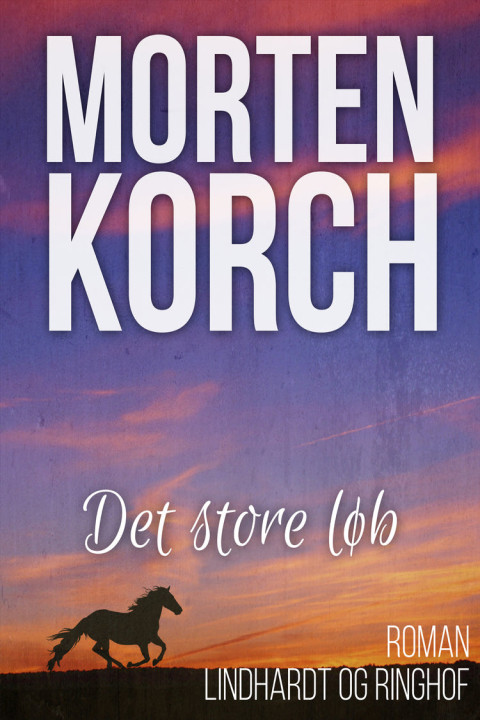 Omslag: Det store løb