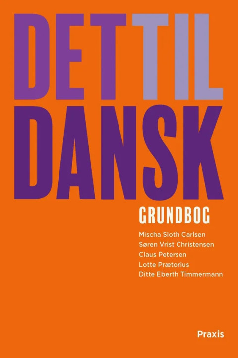 Omslag: Det til dansk - Grundbog