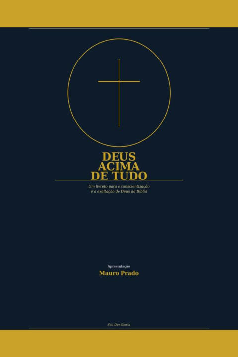 Omslag: DEUS ACIMA DE TUDO...