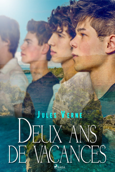 Omslag: Deux ans de vacances