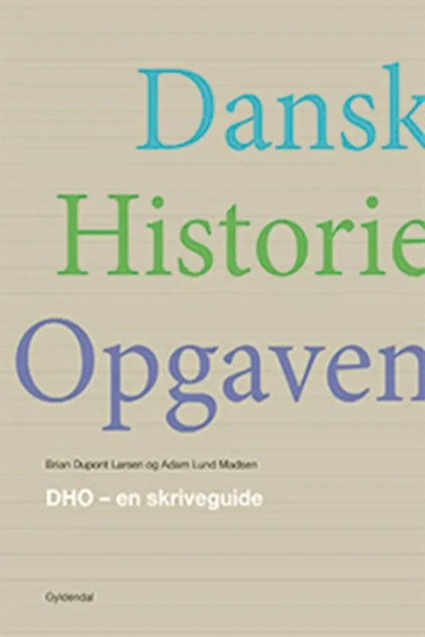 Omslag: DHO - en skriveguide