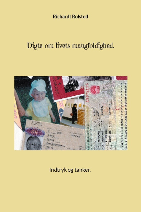 Omslag: Digte om livets mangfoldighed.