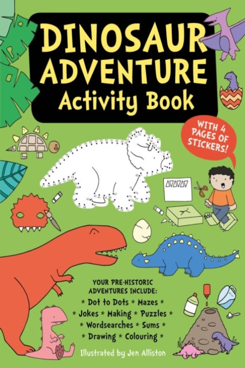 Omslag: Dinosaur Adventure Activity Book