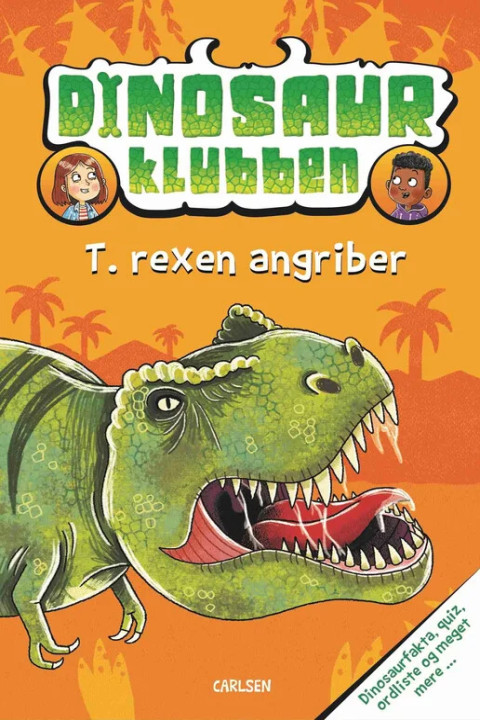 Omslag: Dinosaurklubben (1): T. rexen angriber