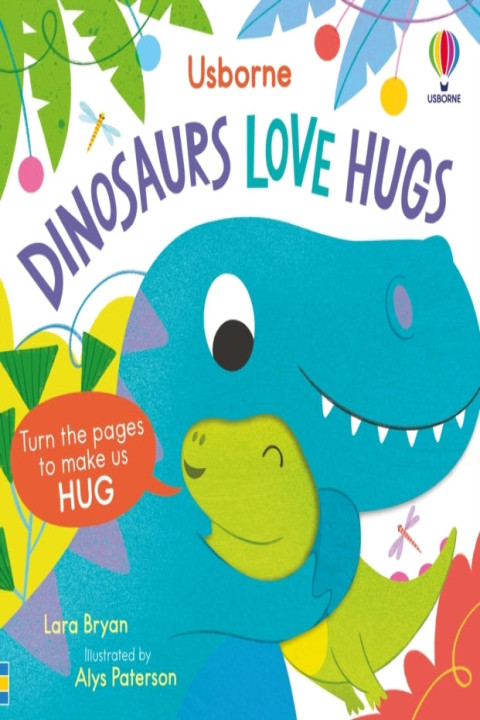 Omslag: Dinosaurs Love Hugs
