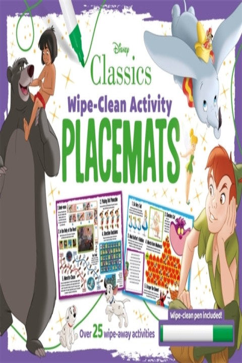 Omslag: Disney Classics Wipe-Clean Activity Placemats
