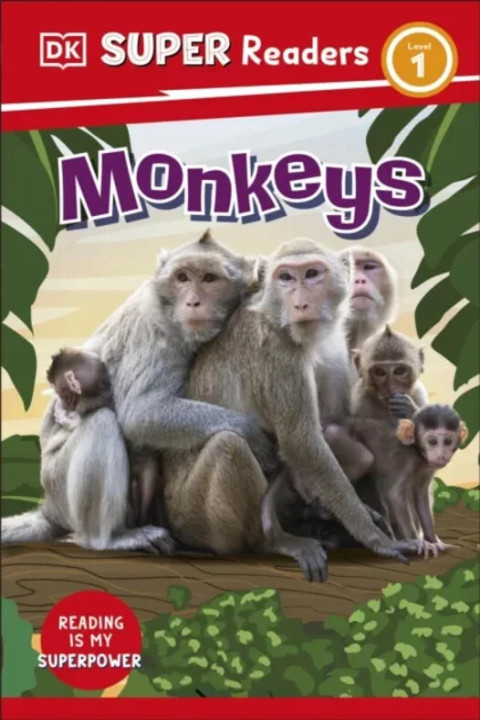 Omslag: DK Super Readers Level 1 Monkeys
