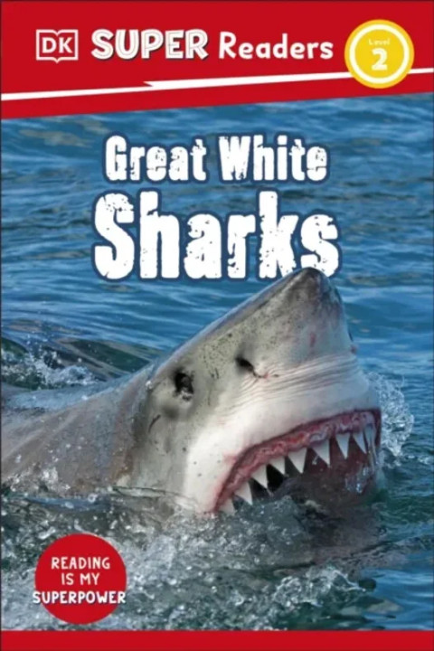Omslag: DK Super Readers Level 2 Great White Sharks