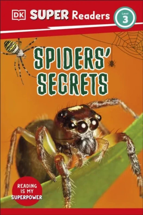 Omslag: DK Super Readers Level 3 Spiders Secrets