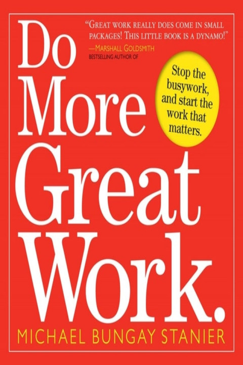 Omslag: Do More Great Work
