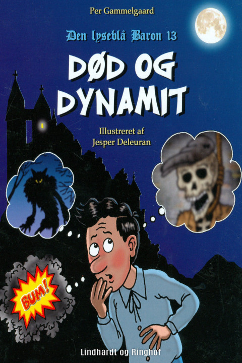 Omslag: Død og dynamit