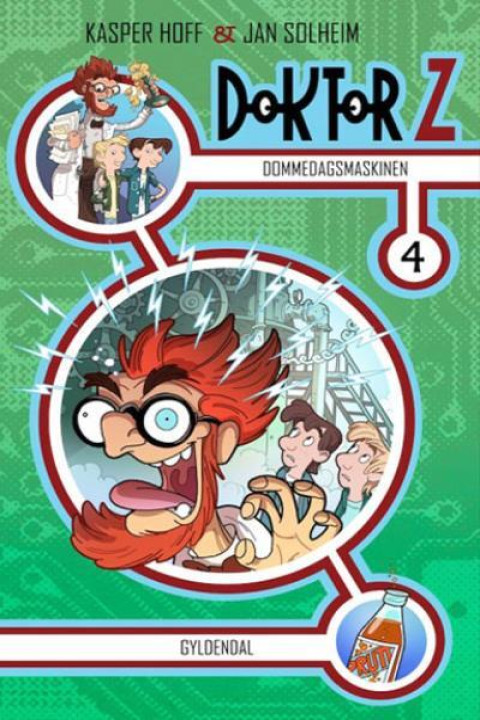 Omslag: Doktor Z 4 - Dommedagsmaskinen