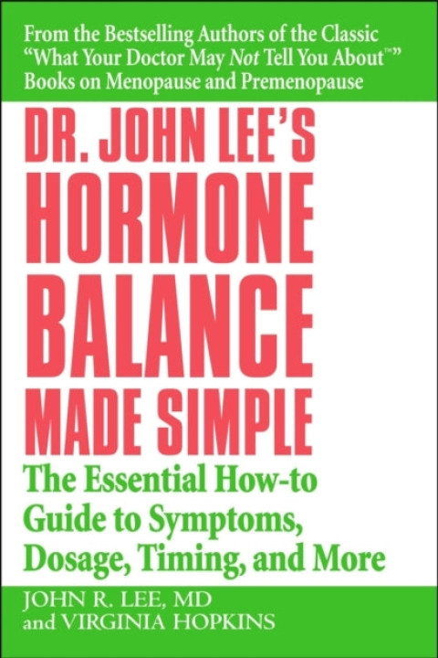 Omslag: Dr John Lee s Hormone Balance Made Simple