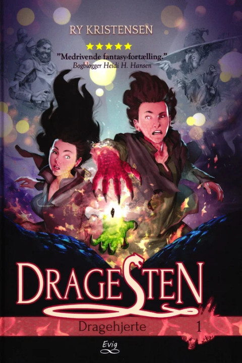 Omslag: Dragesten 1 - Dragehjerte