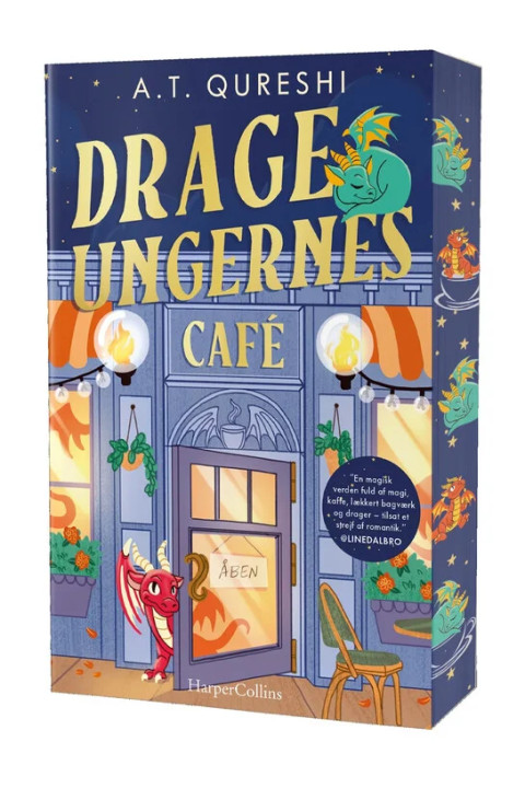 Omslag: Drageungernes café (Sprayed edges)