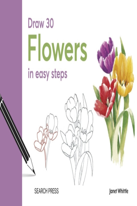 Omslag: Draw 30 Flowers