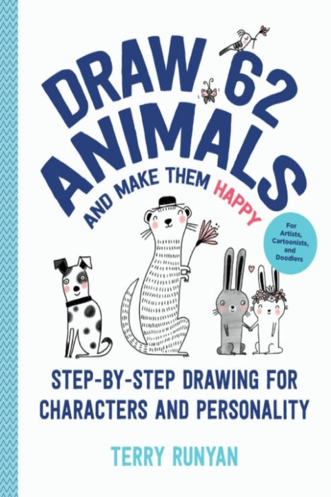 Omslag: Draw 62 Animals and Make Them Happy