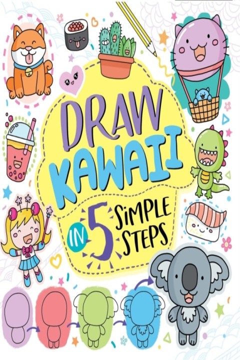 Omslag: Draw Kawaii in Five Simple Steps