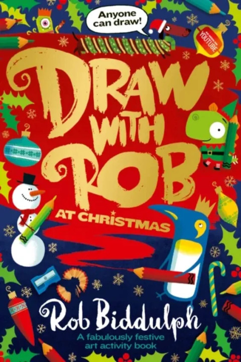 Omslag: Draw with Rob at Christmas