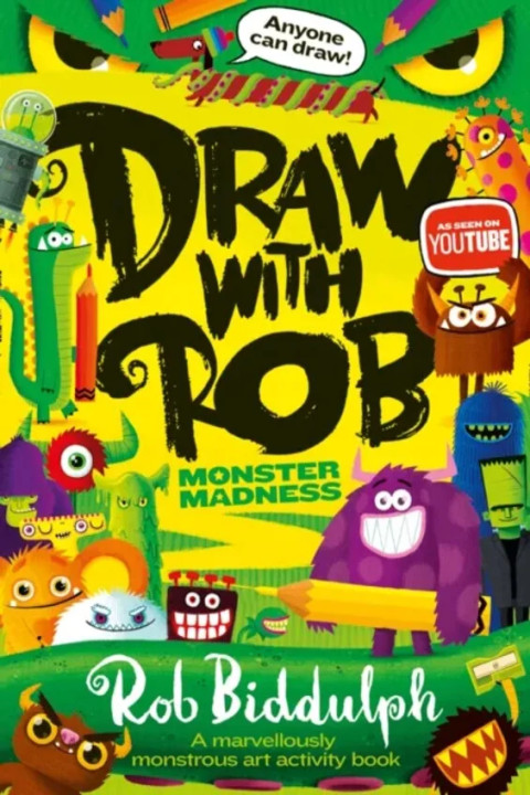 Omslag: Draw With Rob: Monster Madness