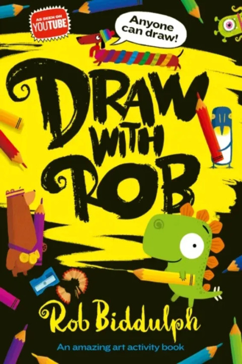 Omslag: DRAW WITH ROB PB