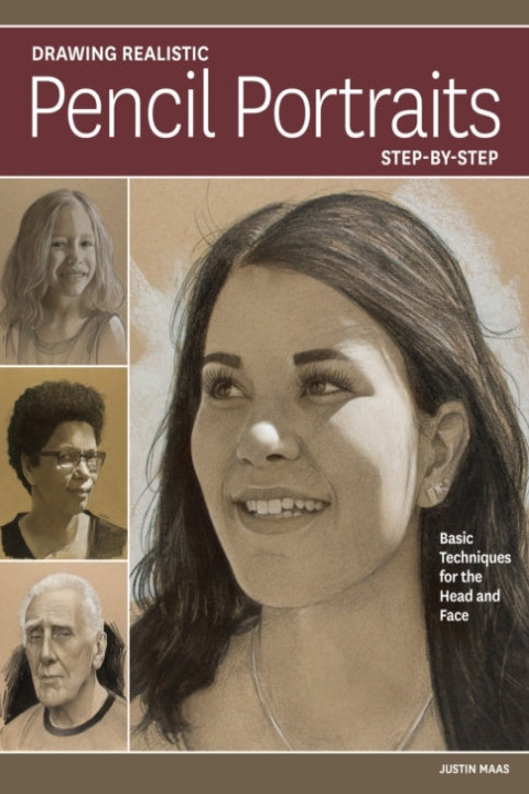 Omslag: Drawing Realistic Pencil Portraits Step by Step Basic Techni