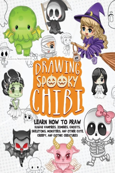 Omslag: Drawing Spooky Chibi