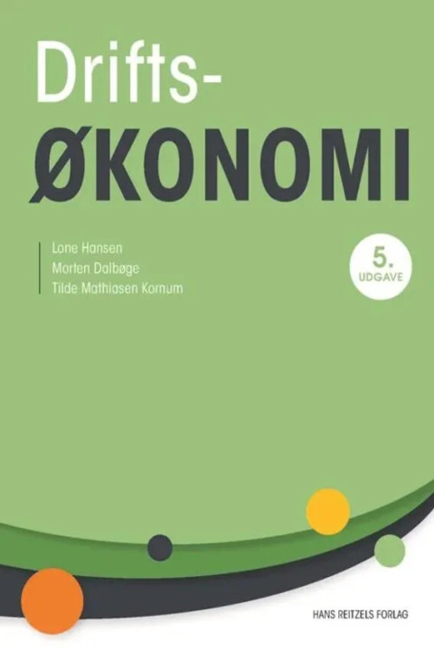Omslag: Driftsøkonomi