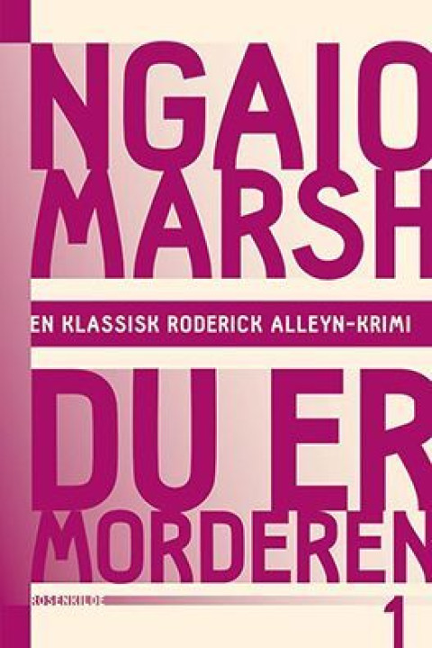 Omslag: Du er morderen